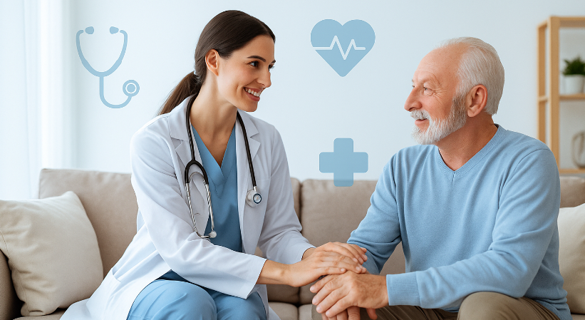 Atención médica para el adulto mayor a domicilio en Bogotá y Medellín